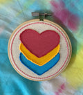 Pan Pride Heart Embroidery